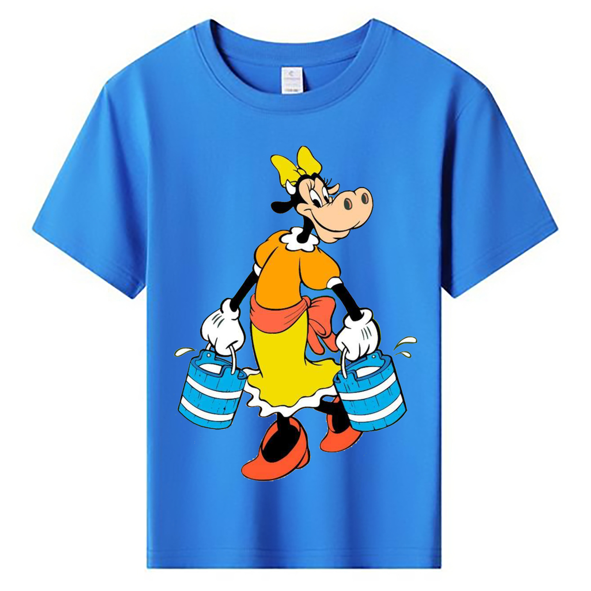 ミッキーマウス Mickey Mouse 綿100％キッズTシャツ（フロントプリント）